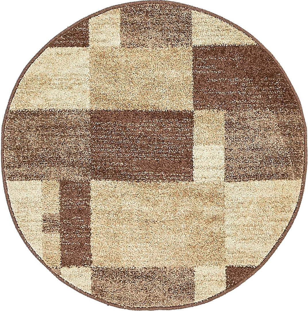 UL Warm Toned Checkered Beige Light Brown Area Rugs All Area Rugs And Runners 10 UL Warm Toned Checkered Beige Light Brown Area Rugs All Area Rugs And Runners
