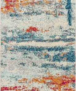 Jonathan All Area Rugs And Runners Contemporary Modern Abstract Brushstroke Cream/Blue Rug 21 Jonathan All Area Rugs And Runners Contemporary Modern Abstract Brushstroke Cream/Blue Rug