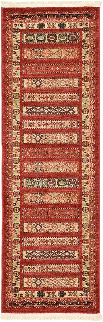 UL Tribal Pattern Rust Red Soft Area Rug All Area Rugs And Runners 2 UL Tribal Pattern Rust Red Soft Area Rug All Area Rugs And Runners