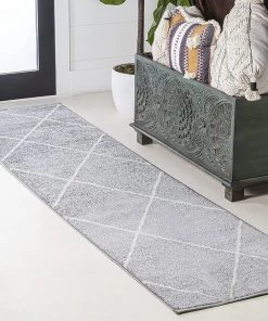 JONATHAN Y Minimalist Diamond Trellis Soft Area Rug Bedroom Kitchen Multi/White All Area Rugs And Runners 51 JONATHAN Y Minimalist Diamond Trellis Soft Area Rug Bedroom Kitchen Multi/White All Area Rugs And Runners