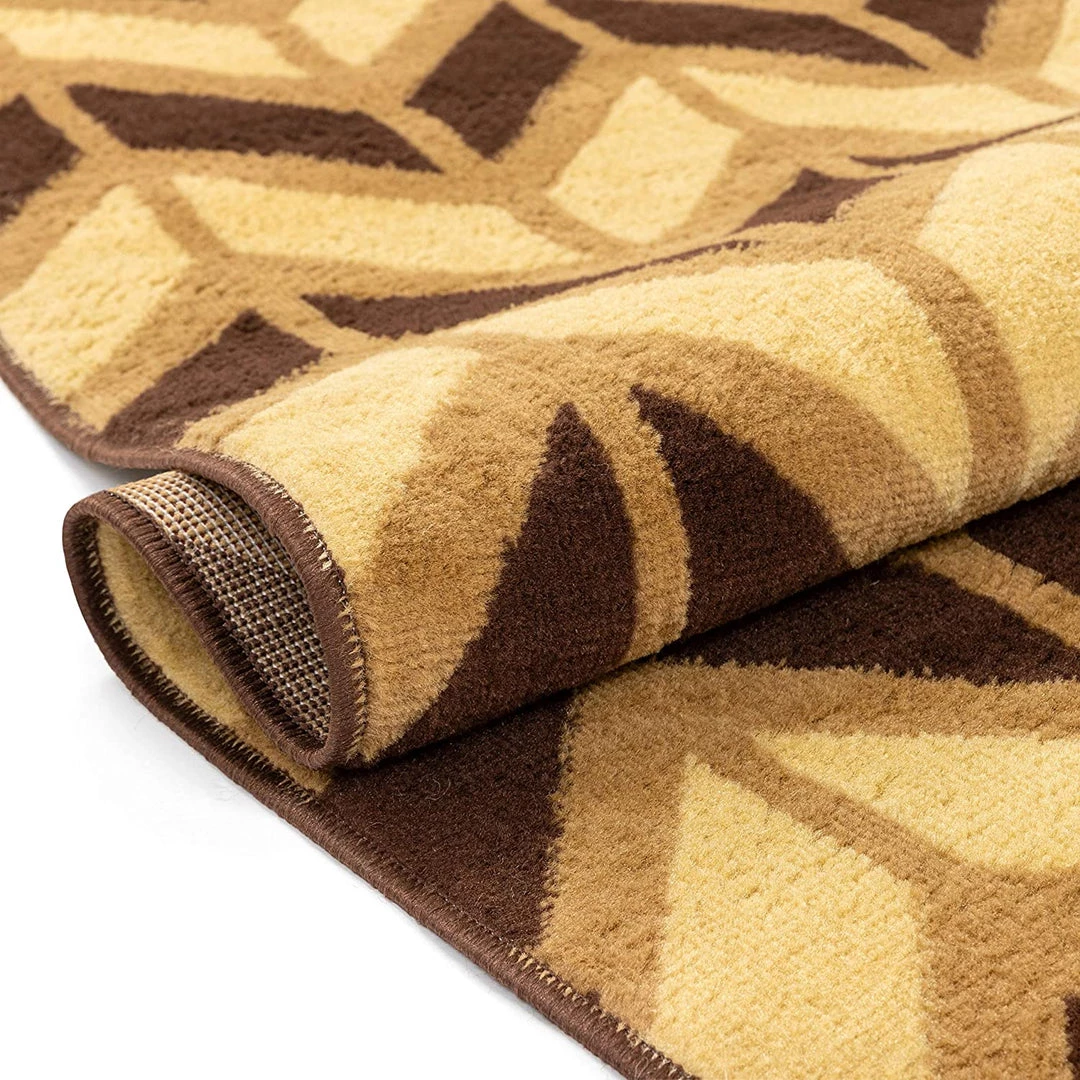 Well Woven Miami Bourban Chevron Gold Modern Area Rug 5 Well Woven Miami Bourban Chevron Gold Modern Area Rug