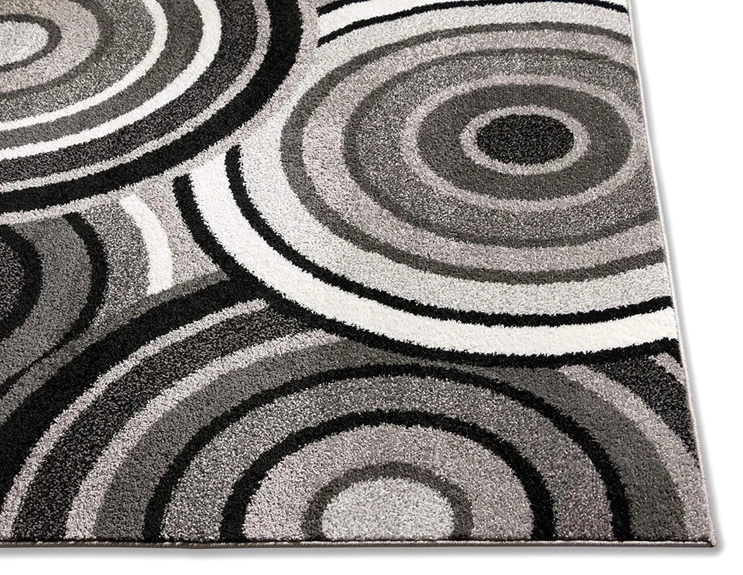 WW All Area Rugs And Runners Abstract Grey Black Circles Area Rugs 3 WW All Area Rugs And Runners Abstract Grey Black Circles Area Rugs