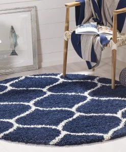 FAS All Area Rugs And Runners Moroccan Pattern Navy Ivory Plush Shag Area Rug 14 FAS All Area Rugs And Runners Moroccan Pattern Navy Ivory Plush Shag Area Rug