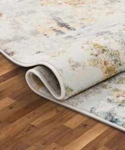 Unique Loom Azura Multi Abstract Distressed Pattern Runner Rug All Area Rugs And Runners