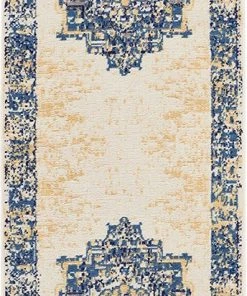 NOUR Navy Blue White Distressed Persian Area Rugs All Area Rugs And Runners 13 NOUR Navy Blue White Distressed Persian Area Rugs All Area Rugs And Runners