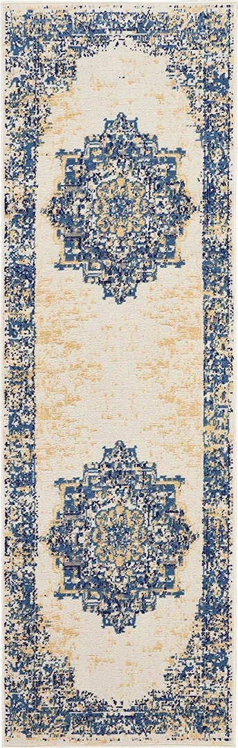 NOUR Navy Blue White Distressed Persian Area Rugs All Area Rugs And Runners 3 NOUR Navy Blue White Distressed Persian Area Rugs All Area Rugs And Runners
