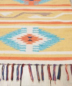 Modern Rugs And Decor Tribal Soft Area Rug Yellow