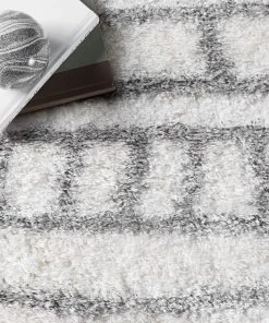 Modern Rugs And Decor Renata Moroccan Shag Runner Rug, Grey 11 Modern Rugs And Decor Renata Moroccan Shag Runner Rug, Grey