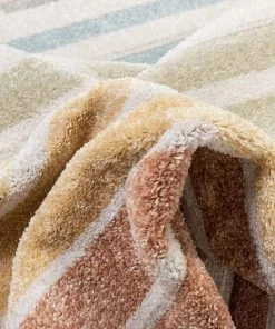 Well Woven Odwa Soft Pastel Multi Color Chevron Triangle Stripes Geometric Area Rug All Area Rugs And Runners