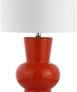 JONATHAN Julia Ceramic LED Table Lamp Coral Lamps