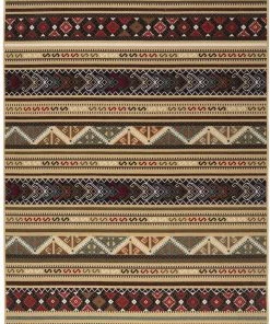 Antep Moroccan Geometric Low Profile Pile Indoor Area Rugs Beige All Area Rugs And Runners
