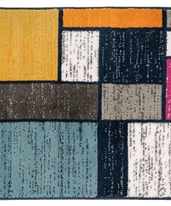 WRG Box Pattern Multi-color Soft Area Rug 11 WRG Box Pattern Multi-color Soft Area Rug