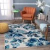 WRG Floral Turquoise Gray Area Rugs All Area Rugs And Runners