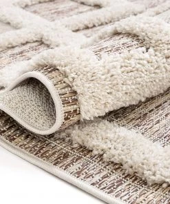 Varda Grey Tribal All Area Rugs And Runners Helga Beige Flat-Weave Hi-Low Pile Geometric Boxes Area Rug 10 Varda Grey Tribal All Area Rugs And Runners Helga Beige Flat-Weave Hi-Low Pile Geometric Boxes Area Rug