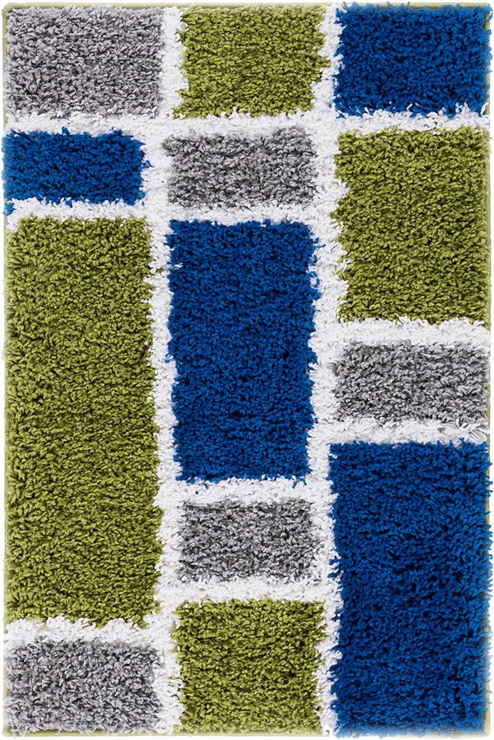 Cubes Black Contemporary Rug Modern Geometric Pattern Shag Area Rug 17 Cubes Black Contemporary Rug Modern Geometric Pattern Shag Area Rug