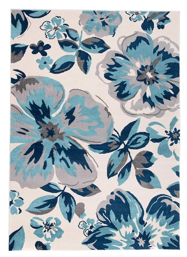 WRG Floral Turquoise Gray Area Rugs All Area Rugs And Runners 2 WRG Floral Turquoise Gray Area Rugs All Area Rugs And Runners