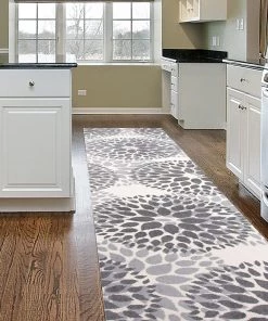 WRG Floral Gray/Grey Off-white Area Rug All Area Rugs And Runners