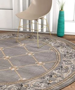 Well Woven Timeless Fleur De Lis Traditional Area Rug Grey All Area Rugs And Runners