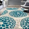 WRG Floral Gray/Grey Turquoise Blue Area Rug All Area Rugs And Runners