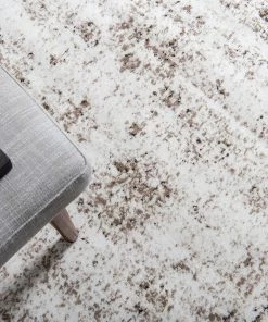 UL Vintage Distressed Bordered Beige Area Rugs