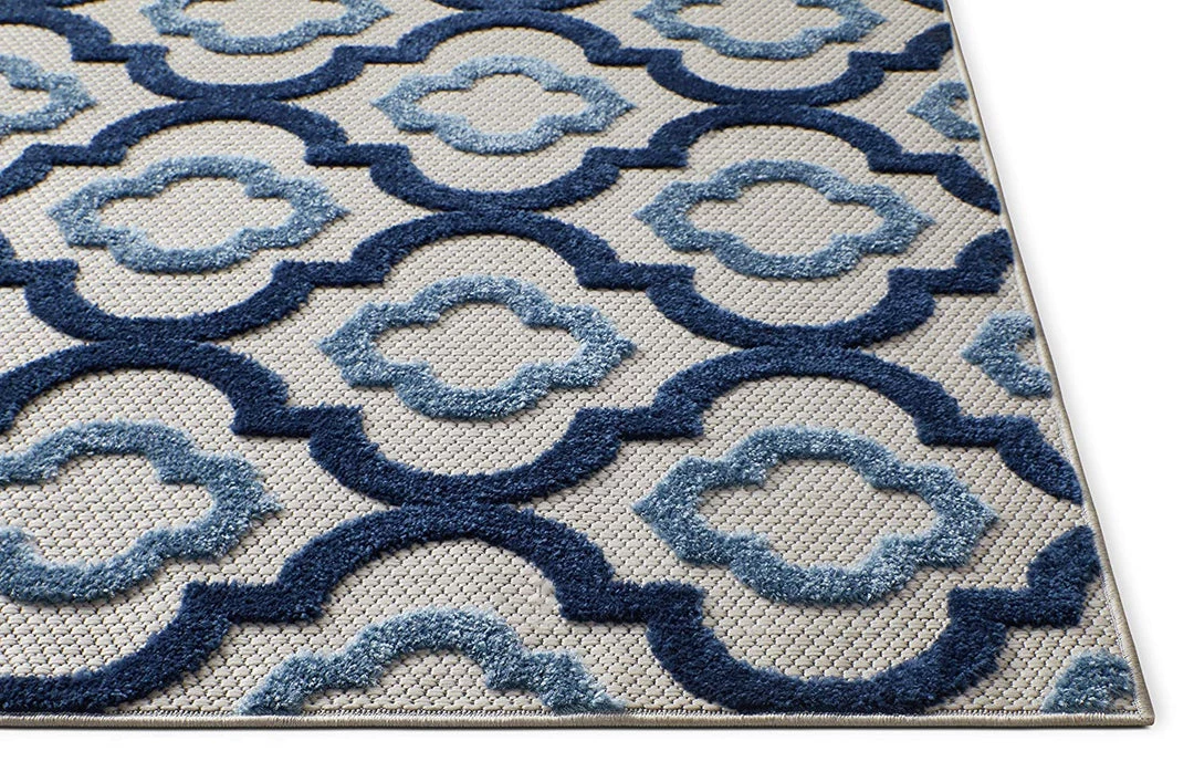 WRG All Area Rugs And Runners Trellis Blue Gray High Traffic Stain Resistant Indoor Outdoor Area Rug 6 WRG All Area Rugs And Runners Trellis Blue Gray High Traffic Stain Resistant Indoor Outdoor Area Rug