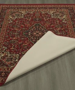 WRG Persian Oriental Design Red Non-Skid Area Rugs All Area Rugs And Runners