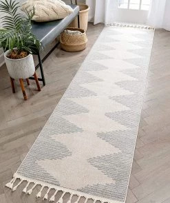 Bergen Beige All Area Rugs And Runners Zella Grey Tribal Diamond Medallion Soft Rug