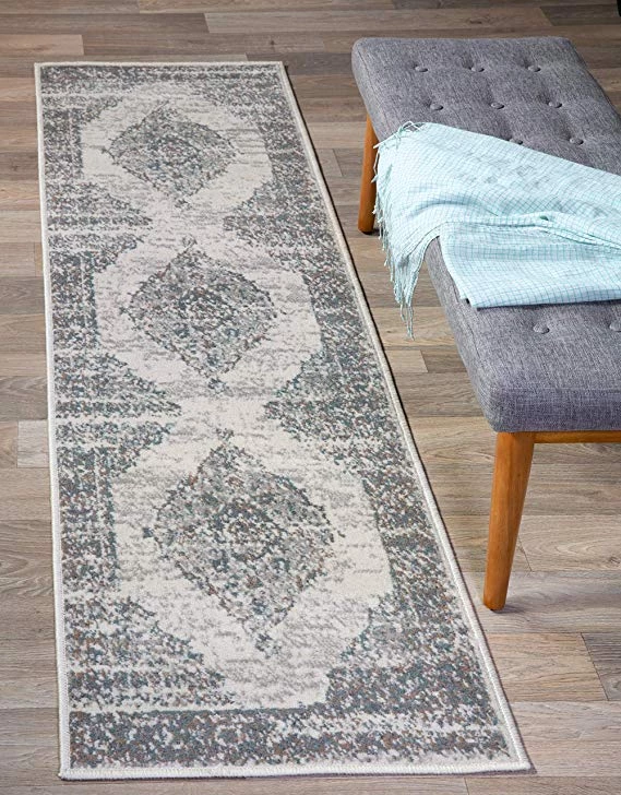 WRG Traditional Medallion Gray Ivory Soft Area Rug All Area Rugs And Runners 3 WRG Traditional Medallion Gray Ivory Soft Area Rug All Area Rugs And Runners