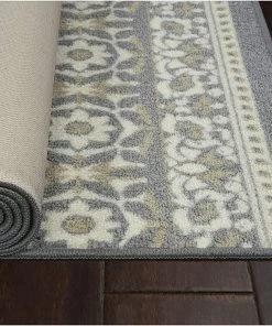 Modern Rugs And Decor All Area Rugs And Runners Maples Rugs Zoe Area Rugs For Living Room & Bedroom [Made In USA], 5 X 7, Grey