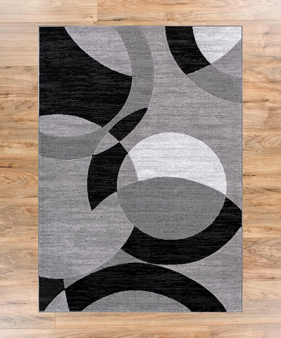 Well Woven Jackpot Grey Geometric Modern Casual Abstract Boxes Lines Circles Area Rug Plush Shed 3 Well Woven Jackpot Grey Geometric Modern Casual Abstract Boxes Lines Circles Area Rug Plush Shed