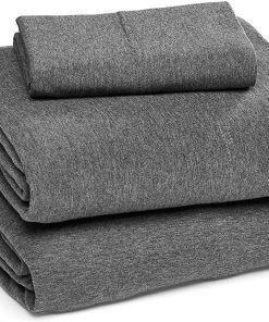 Modern Rugs And Decor Cotton Jersey Bed Sheet Set - Twin, Black 17 Modern Rugs And Decor Cotton Jersey Bed Sheet Set - Twin, Black