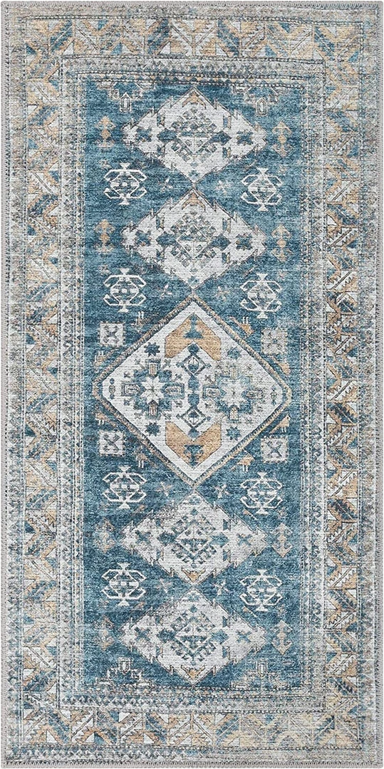 Well Woven Habra Light Blue Machine Washable Vintage Classic Distsressed Persian Mat Soft Area Rug All Area Rugs And Runners 2 Well Woven Habra Light Blue Machine Washable Vintage Classic Distsressed Persian Mat Soft Area Rug All Area Rugs And Runners