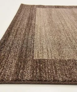 FAS Contemporary Bordered Soft Light Brown Area Rug All Area Rugs And Runners