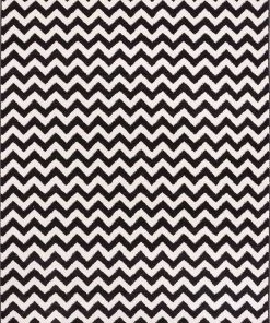 Well Woven Sydney Eli Chevron Black Modern Area Rug