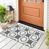 Modern Rugs And Decor Modern Geometric Grey Non-Slip Area Rug All Area Rugs And Runners