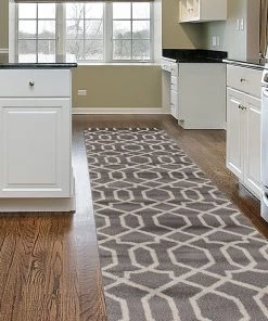 WRG All Area Rugs And Runners Gray Off-White Trellis Soft Area Rug 10 WRG All Area Rugs And Runners Gray Off-White Trellis Soft Area Rug