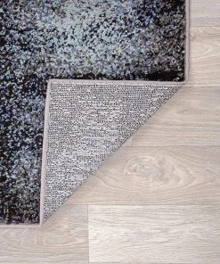 WRG Abstract Gray Blue Ivory Circles Area Rug All Area Rugs And Runners