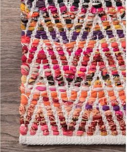 FAS Handwoven Chevron Pattern Soft Magenta Texture Area Rug All Area Rugs And Runners 10 FAS Handwoven Chevron Pattern Soft Magenta Texture Area Rug All Area Rugs And Runners