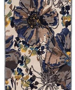 WRG All Area Rugs And Runners Floral Cream Multicolor Area Rug Non-Slip Non Skid 13 WRG All Area Rugs And Runners Floral Cream Multicolor Area Rug Non-Slip Non Skid