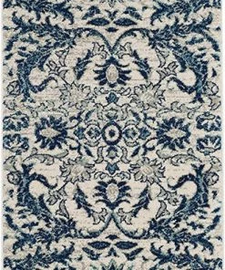 Safavieh All Area Rugs And Runners Evoke CollectionNon-Shedding Stain Resistant Living Room Bedroom Area Rug Ivory / Blue