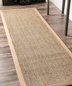 FAS All Area Rugs And Runners Premium Seagrass Natural Beige Area Rug