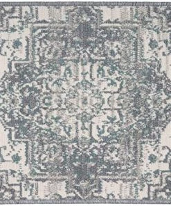 WRG Traditional Medallion Sage Green Cream Soft Area Rug All Area Rugs And Runners