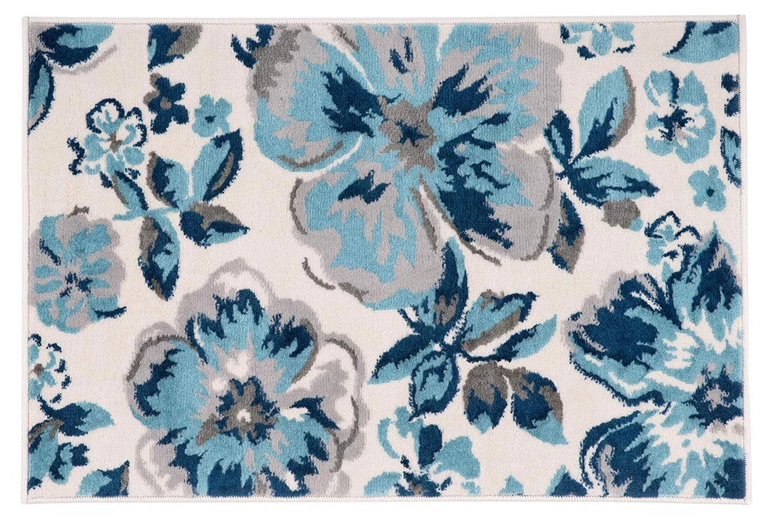 WRG Floral Turquoise Gray Area Rugs All Area Rugs And Runners 6 WRG Floral Turquoise Gray Area Rugs All Area Rugs And Runners