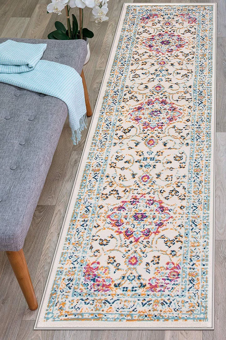 WRG All Area Rugs And Runners Traditional Persian Pattern Soft Ivory Pink Area Rug 4 WRG All Area Rugs And Runners Traditional Persian Pattern Soft Ivory Pink Area Rug