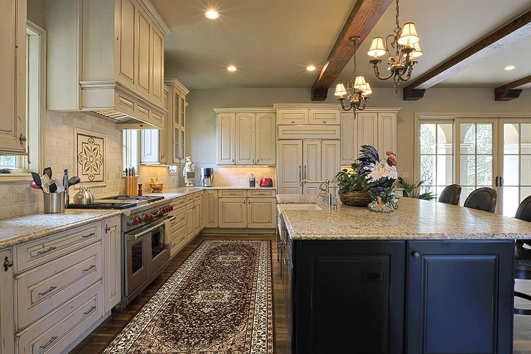 WRG Traditional Brown Medallion Area Rug 7 WRG Traditional Brown Medallion Area Rug