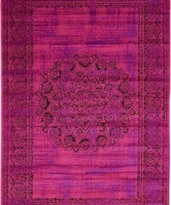 Modern Rugs And Decor All Area Rugs And Runners Modern Traditional Vintage Distressed Fuchsia Soft Area Rug