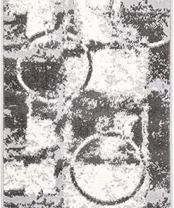 Rugshop All Area Rugs And Runners Modern Abstract Circles Area Rug