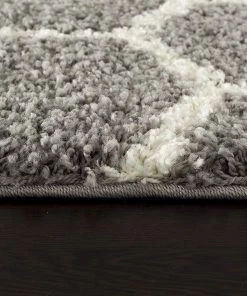 WRG Cozy Geometric Shag Gray Area Rug All Area Rugs And Runners 11 WRG Cozy Geometric Shag Gray Area Rug All Area Rugs And Runners