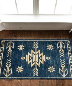 Well Woven Canton Blue Southwestern Medallion Area Rug All Area Rugs And Runners 14 Well Woven Canton Blue Southwestern Medallion Area Rug All Area Rugs And Runners