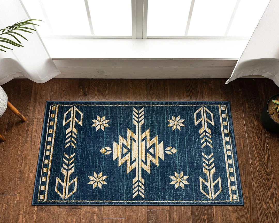 Well Woven Canton Blue Southwestern Medallion Area Rug All Area Rugs And Runners 7 Well Woven Canton Blue Southwestern Medallion Area Rug All Area Rugs And Runners